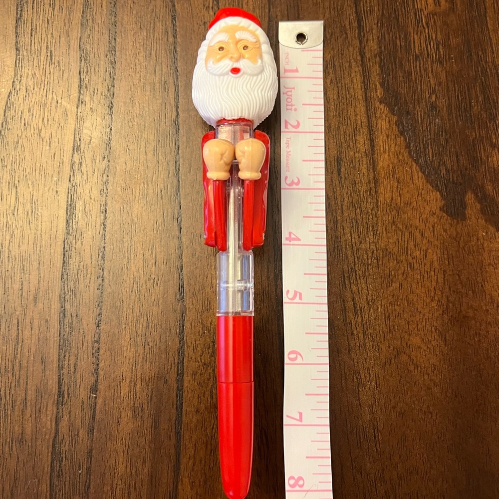 Unique Santa Punching Light Up Pen Must see video 🎅